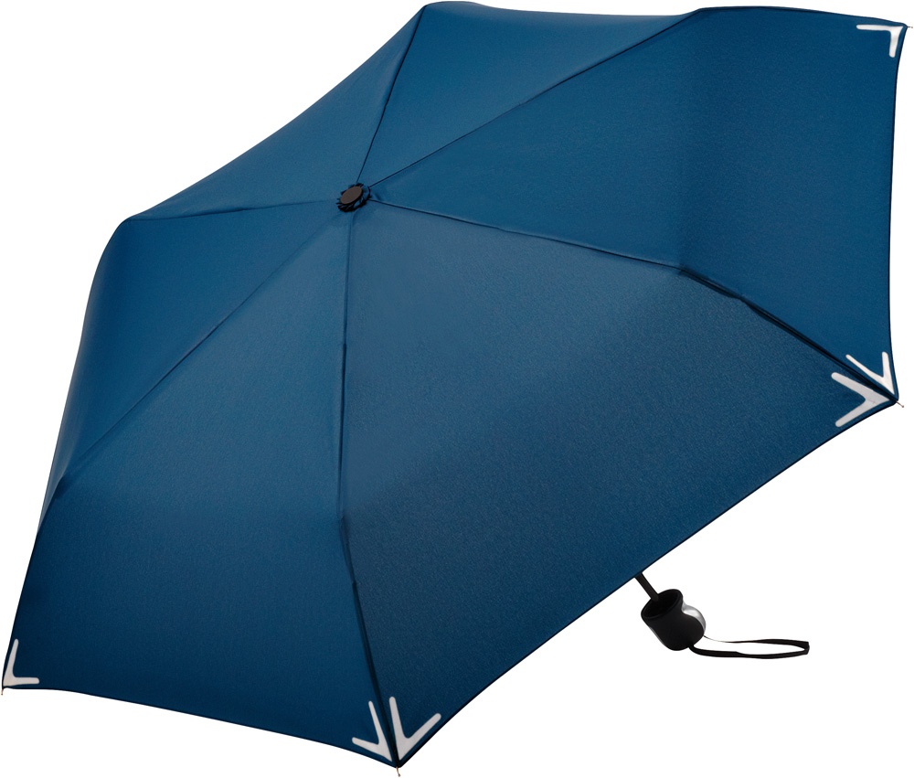 Logo trade ärikingid foto: Helkuräärisega minivihmavari Safebrella® 5071, sinine