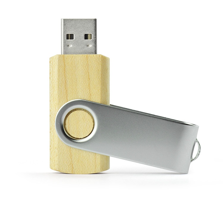Logo trade reklaamkingi pilt: USB mälupulk Twister, 8 GB, pruun