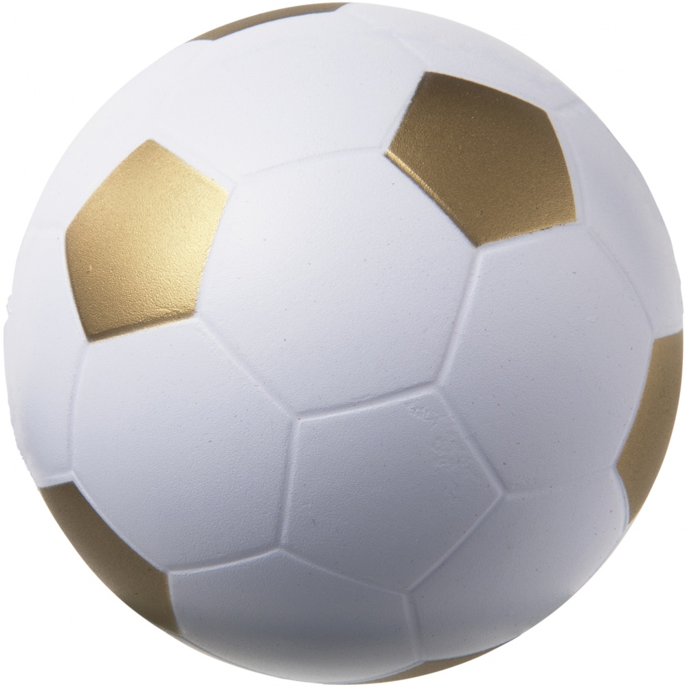 Logo trade firmakingituse pilt: Stressipall jalgpall, kuldne