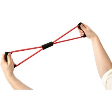 Logotrade reklaamkingituse foto: Ärikingitus: Elastic fitness training strap, punane