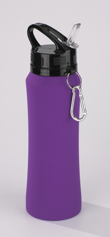 Logotrade meene foto: Colorissimo puutel pehme joogipudel, 700 ml, lilla