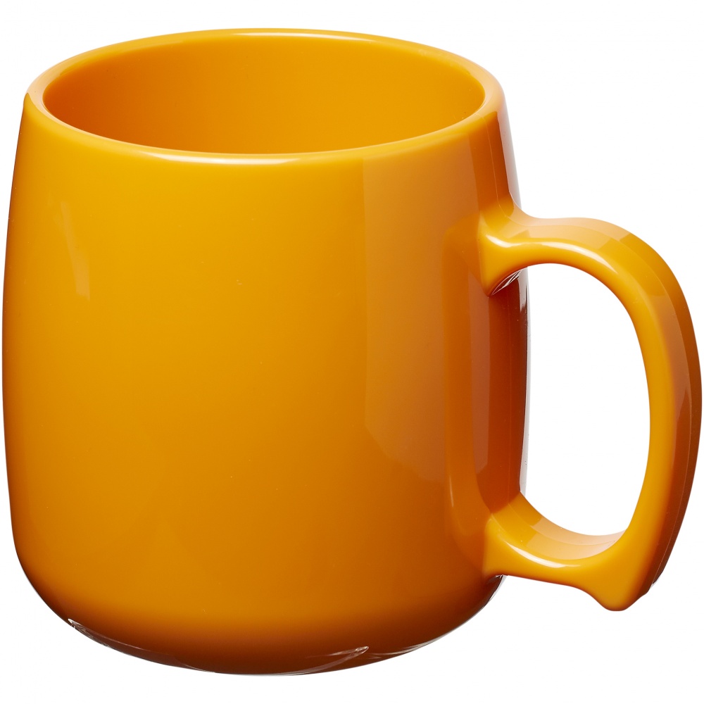 Logo trade reklaamkingid foto: Plastikust mugav kohvikruus Classic, oranž