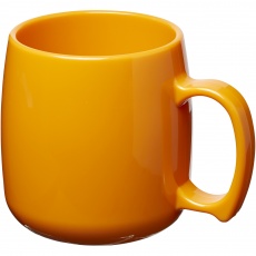Plastikust mugav kohvikruus Classic, oranž