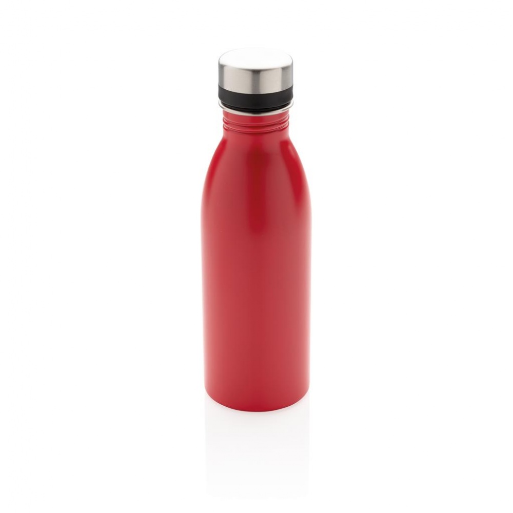 Logo trade reklaamkingid foto: Deluxe roostevabast terasest joogipudel, punane