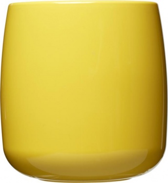 Logo trade meene pilt: Plastikust mugav kohvikruus Classic, kollane