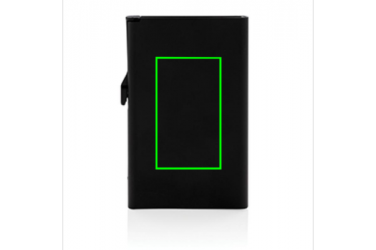Logo trade ärikingituse pilt: Meene: Standard aluminium RFID cardholder, black