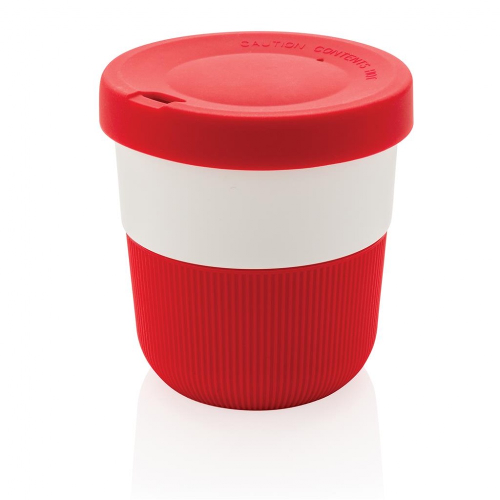 Logo trade meene pilt: PLA cup coffee to go 280ml, punane