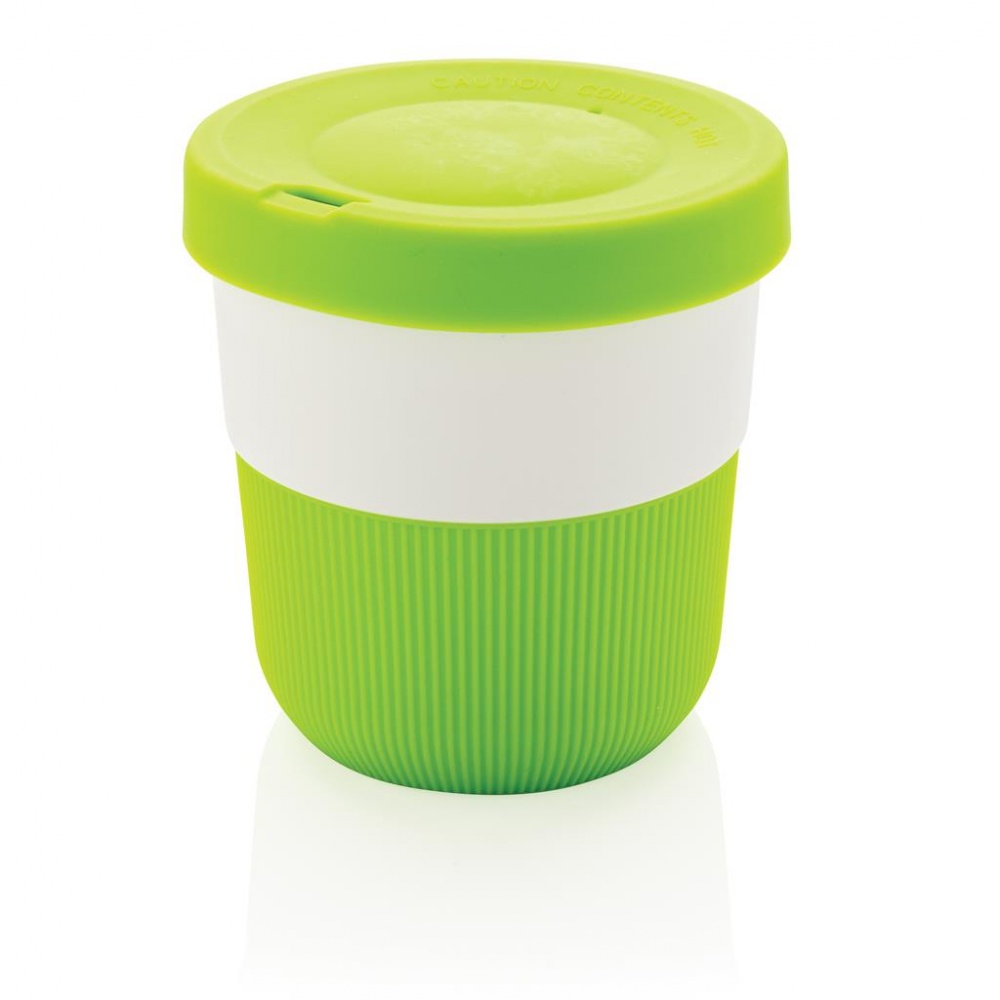 Logo trade ärikingi pilt: PLA cup coffee to go 280ml, roheline