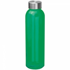Klaasist joogipudel lekkekindla korgiga, roheline