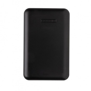 Logotrade firmakingituse foto: Reklaamtoode: 5.000 mAh wireless charging pocket powerbank, black
