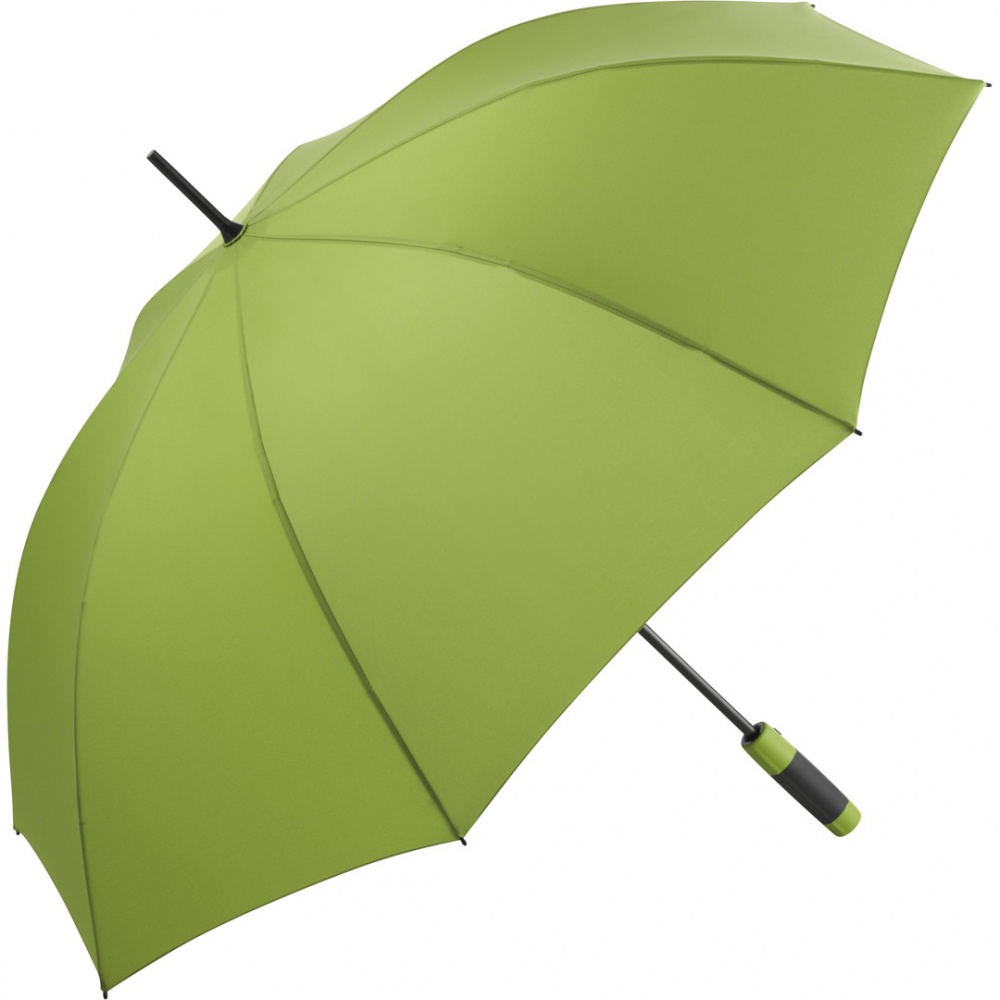 Logotrade firmakingituse foto: Vihmavari tuulekindel, heleroheline