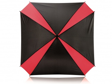 Logotrade meene foto: Mitmevärviline vihmavari Saint-Tropez, punane/must
