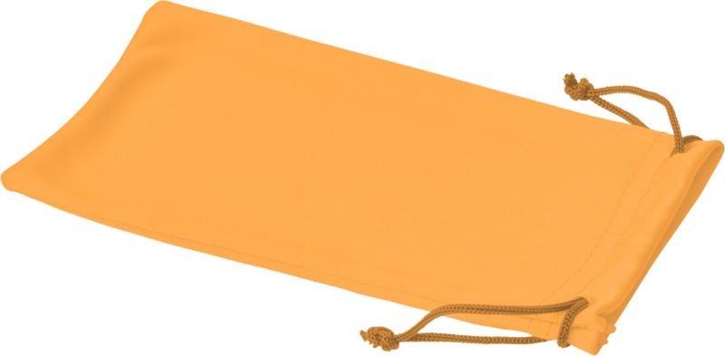 Logotrade reklaamkingi foto: Mikrokiust kott päikeseprillide jaoks, neoonoranž