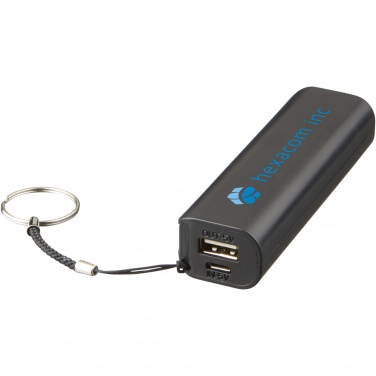 Span 1200 mAh akupank logoga, must – detailvaade 4