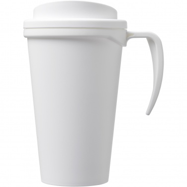 Americano® Grande 350 ml topeltseinaga termokruus sangaga, valge – detailvaade 2