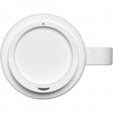 Americano® Grande 350 ml topeltseinaga termokruus sangaga, valge – detailvaade 7