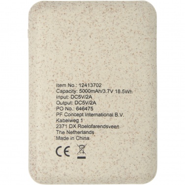 Asama 5000 mAh akupank nisuõlgedest – detailvaade 3
