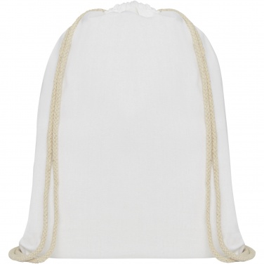 Logotrade firmakingitused pilt: Oregon 140 g/m² puuvillane pingutusnööriga seljakott 5L