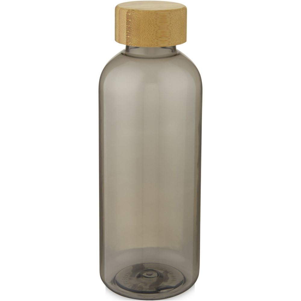 Ziggs 650 ml taaskasutatud plastikust veepudel, Läbipaistev söehall, värvivariant, Läbipaistev süsi
