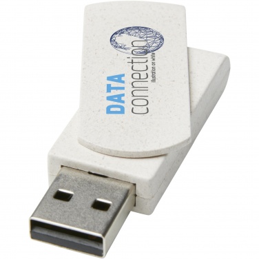 Rotate 4 GB nisuõlgedest USB-mälupulk logoga – detailvaade 3