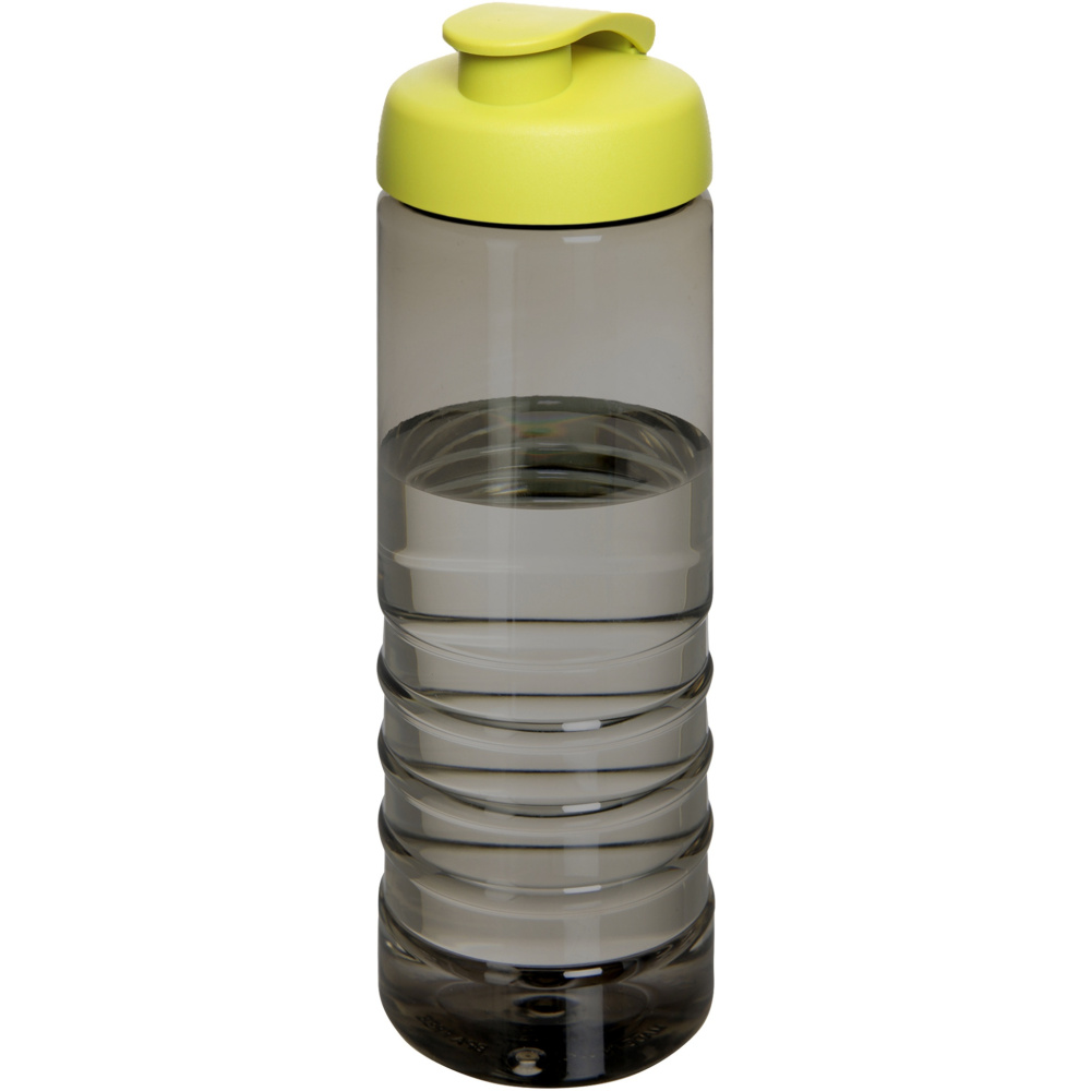 H2O Active® Eco Treble 750 ml keeratava kaanega spordipudel, Süsi / lubi, värvivariant