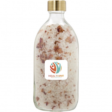 Wellmark Just Relax 500 ml vannisool – roosilõhn logoga – detailvaade 5, Läbipaistev selge