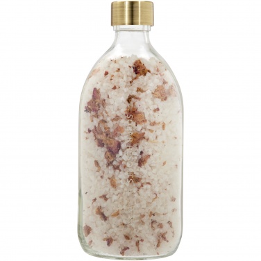 Wellmark Just Relax 500 ml vannisool – roosilõhn logoga – detailvaade 6, Läbipaistev selge