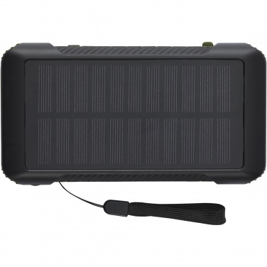 Soldy 10 000 mAh päikesepaneeli ja dünamoga akupank taaskasutatud plastist – detailvaade 2
