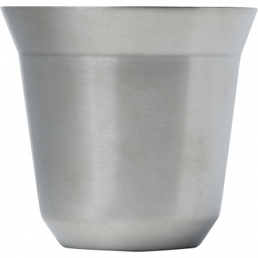 Duo 80 ml RCS-sertifikaadiga roostevabast terasest espressotasside komplekt, Hõbedane – detailvaade 2