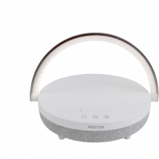 Prixtoni 4-in-1 10 W Bluetooth® kõlar LED-tule ja juhtmevaba laadimisalusega
