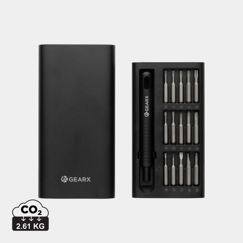 Logo trade ärikingi pilt: Gear X 31 in 1 täppiskruvikeerajate komplekt