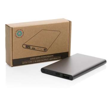 Logo trade ärikingid foto: RCS 4000 mAh USB-C akupank taaskasutatud alumiiniumist