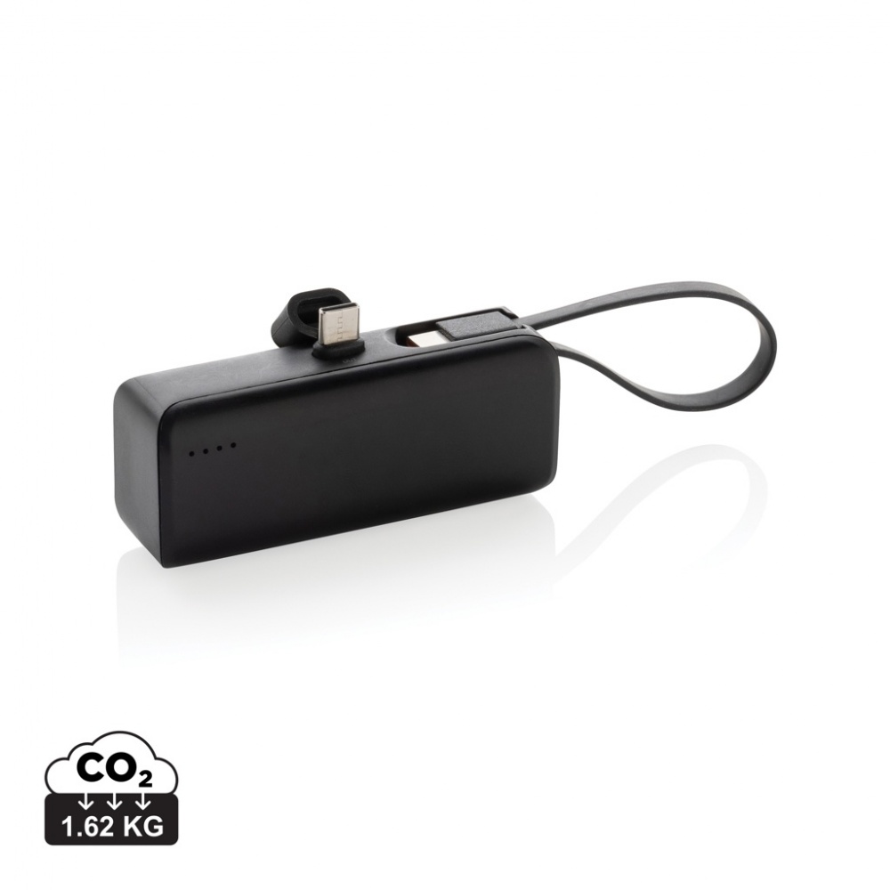 Logotrade ärikingitused pilt: Powerlink RCS rplastic 3000 mah powerbank USB C pistik