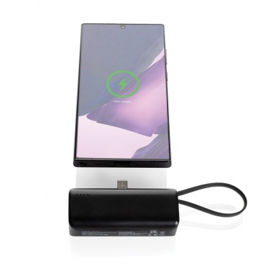 Logotrade reklaamtooted pilt: Powerlink RCS rplastic 3000 mah powerbank USB C pistik