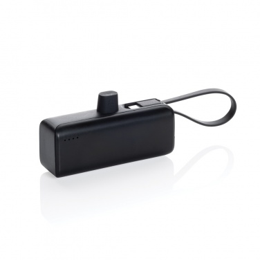 Logotrade reklaamkingituse foto: Powerlink RCS rplastic 3000 mah powerbank USB C pistik