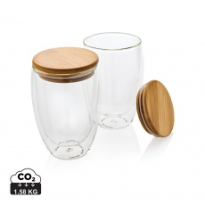 Klaaside komplekt bambusest kaanega 350 ml