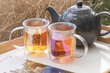 Logotrade reklaamkingid pilt: Deluxe topeltseinaga galvaniseeritud klaasist kruus