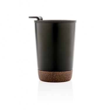 Logotrade reklaamkingituse foto: Taaskasutatud roostevabast terasest korgiga termokruus 300 ml logoga