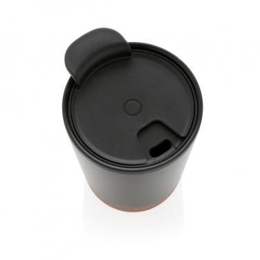 Logotrade reklaamtooted pilt: Taaskasutatud roostevabast terasest korgiga termokruus 300 ml logoga