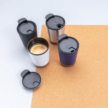 Logotrade meened pilt: Taaskasutatud roostevabast terasest korgiga termokruus 300 ml logoga