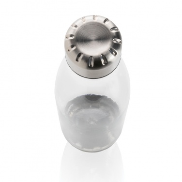 Logo trade firmakingid foto: Lekkekindel veepudel roostevabast terasest kaanega