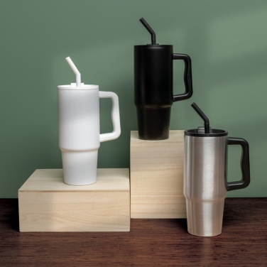 Embrace deluxe RCS taaskasutatud roostevabast terasest termoskruus, 900 ml, must – detailvaade 15