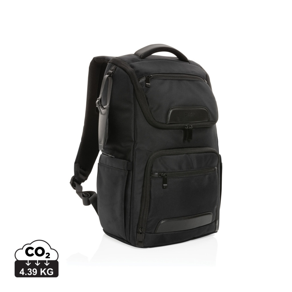Swiss Peak AWARE™ RPET Voyager 15,6-tolline sülearvuti seljakott, must, tootepilt