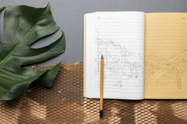 Logotrade reklaamkingi foto: Elowen A5 puuvaba märkmik