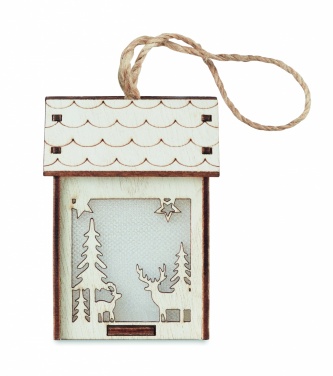 Logotrade ärikingi foto: MDF maja valgustusega