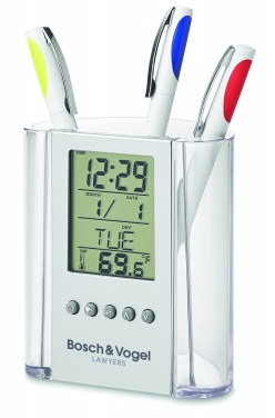 Logotrade reklaamtoote foto: Pliiatsihoidja kalendriga