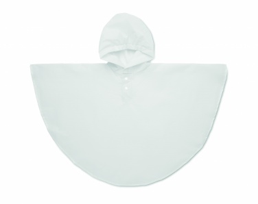 Logotrade meene foto: PEVA lapse kapuutsiga vihmamantel