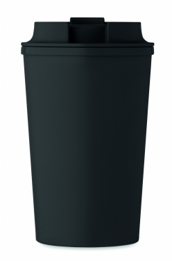 PLA kaheseinaline trummel 350ml, Must – detailvaade 3
