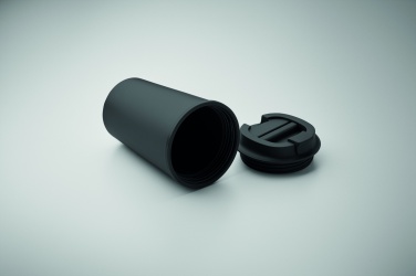 PLA kaheseinaline trummel 350ml, Must – detailvaade 4