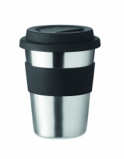 Roostevabast terasest joogitops Irmug silikoonkaanega, 350 ml